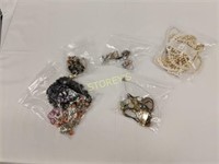 5 Bags of Costume Jewelry