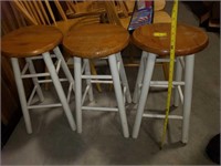 3 stools 24" Tall