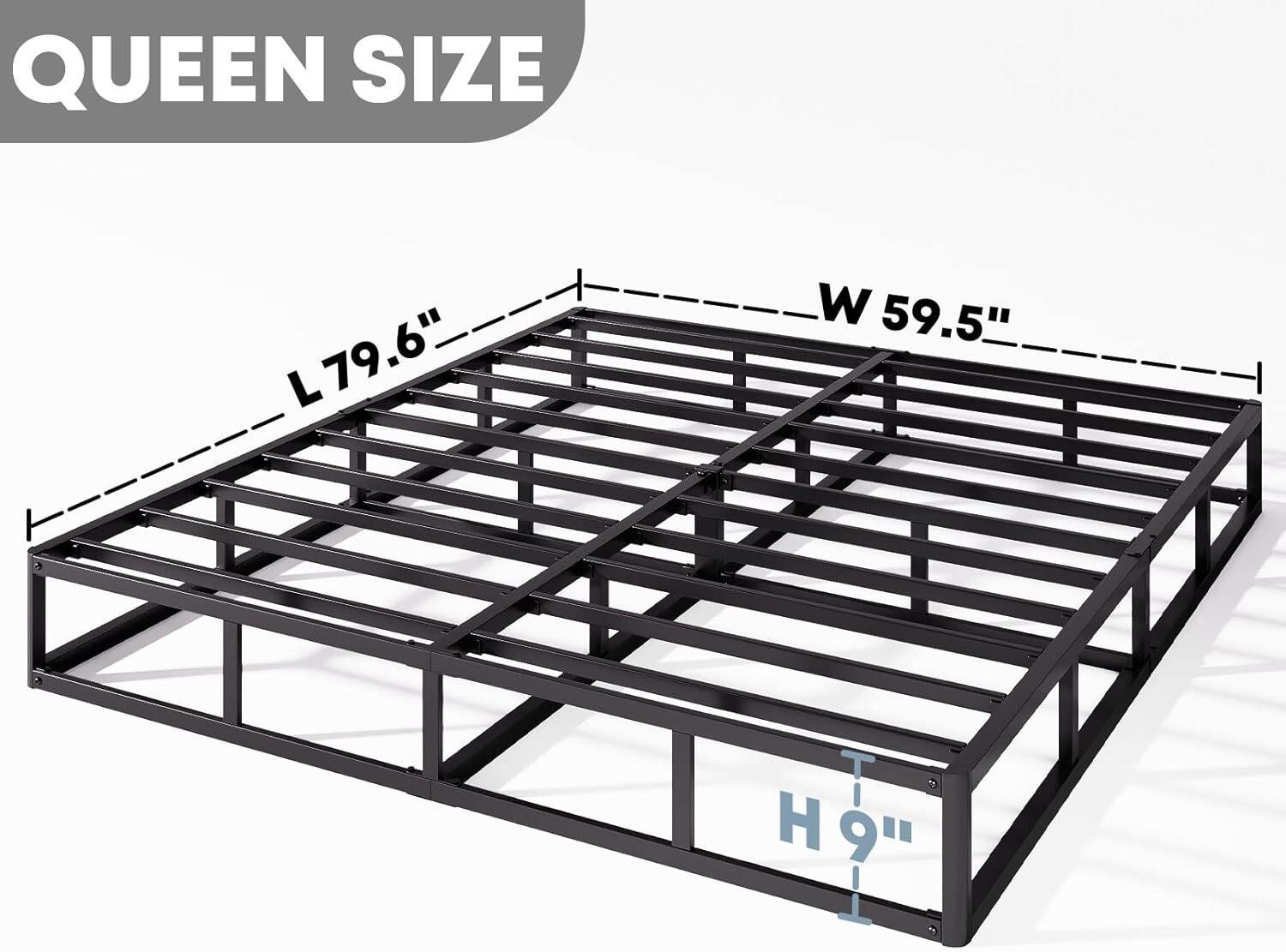 $150  RLDVAY 9 inch Metal Queen Box Spring Only