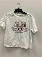 $13  Size Large rodeo crop tee