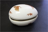 A Vintage Porcelain Egg Box