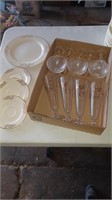 Prairie gold dishes and glasses