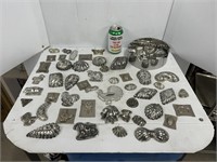 Lot of miniature metal molds