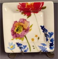 Villeroy Boch Floral Trinket Dish Signed Ltd Ed