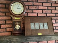Regulator clock, and picture frame