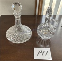 Waterford Crystal Liquor Decanter and Crystal