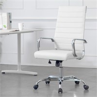 LANDSUN High Back Office Chair - White