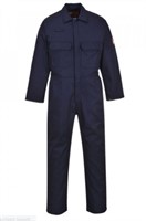 Navy Small Flame-Resistant Welding Coveralls