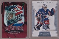2 cartes hockey limitée et Vault goaler Mike