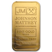 1 Oz Gold Bar - Johnson Matthey