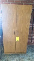 Wood Cabinet 15"x30"x60"t & Light bulbs