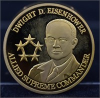 24 K Gold CLAD Eisenhower Proof Coin