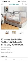 57 Inches Bed Rail For Toddlers - Only 1 Side -