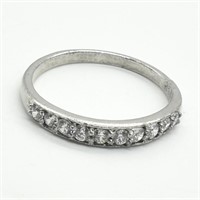 Silver CZ(1.15ct) Ring