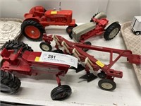 (4) 1/16 Scale Ertl Toy Tractors