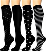 (new)Size:S/M, 4 Pairs Copper Compression Socks