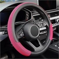 KAFEEK Steering Wheel Cover, Universal 15 inch,