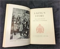 Signed Edition Of King Edward VIII's Memoirs