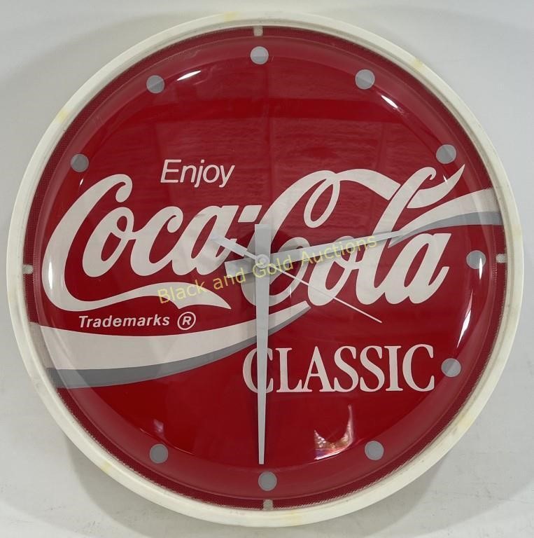 Plastic Coca Cola (Coke) Wall Clock
