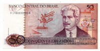 1986 Brazil 50 Cruzados Note