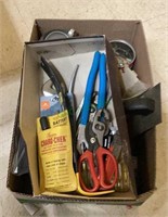 Great box of tools includes an angle, pruner