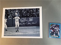 Baseball Signatures, Fisk & Boggs