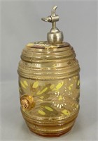Decorated 6 1/2" barrel - marigold