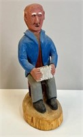 GORDON COHEN FOLK CARVING OF A MUSICIAN