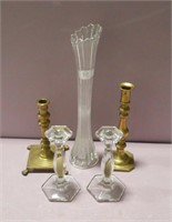 Glassware and Brass