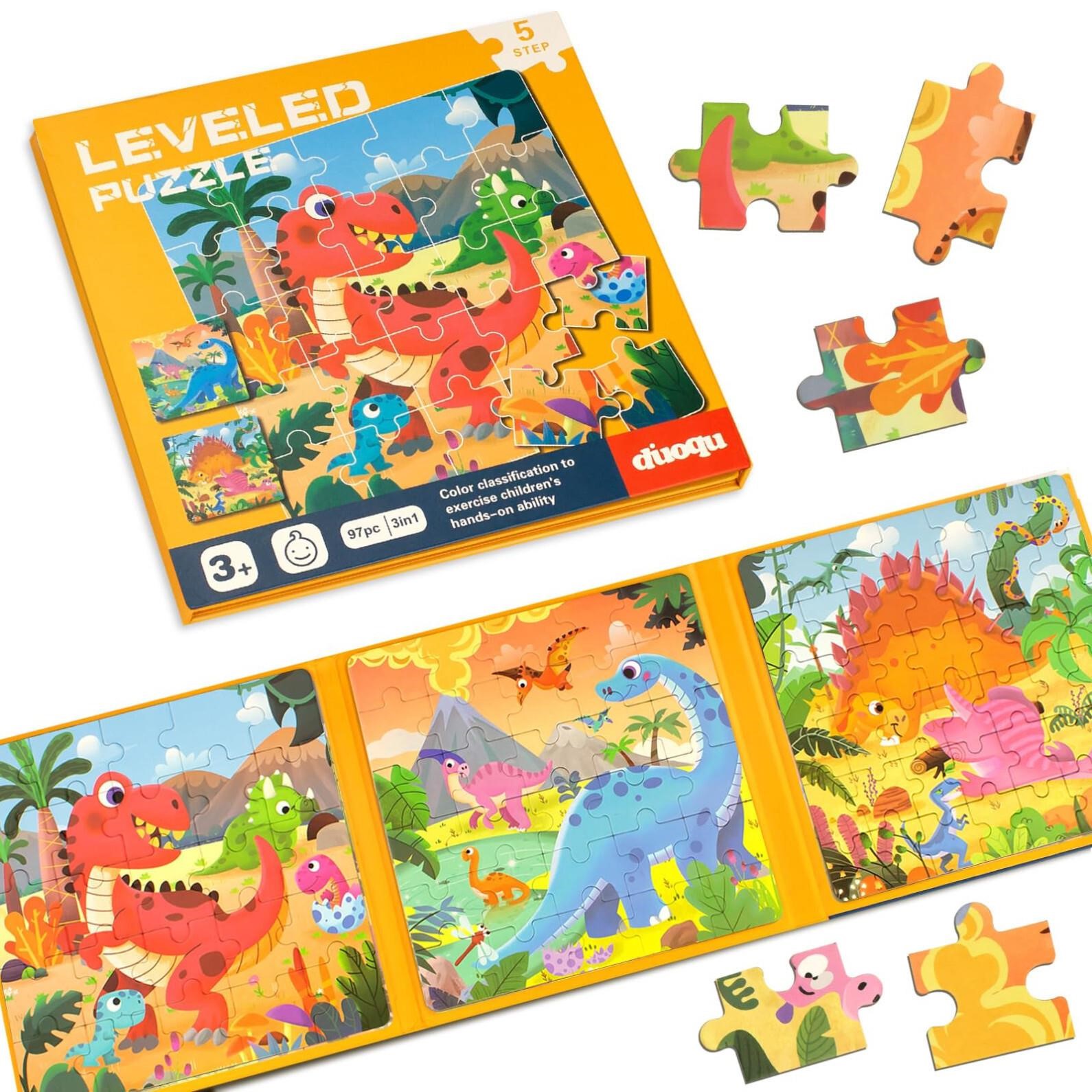 Magnetic Puzzles for Kids Ages 3-5, Toddler 3 in 1