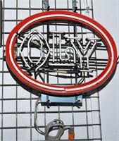 Oly Olympia Beer Vintage Neon Sign