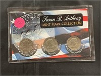 Susan B Anthony Mint Mark Collection