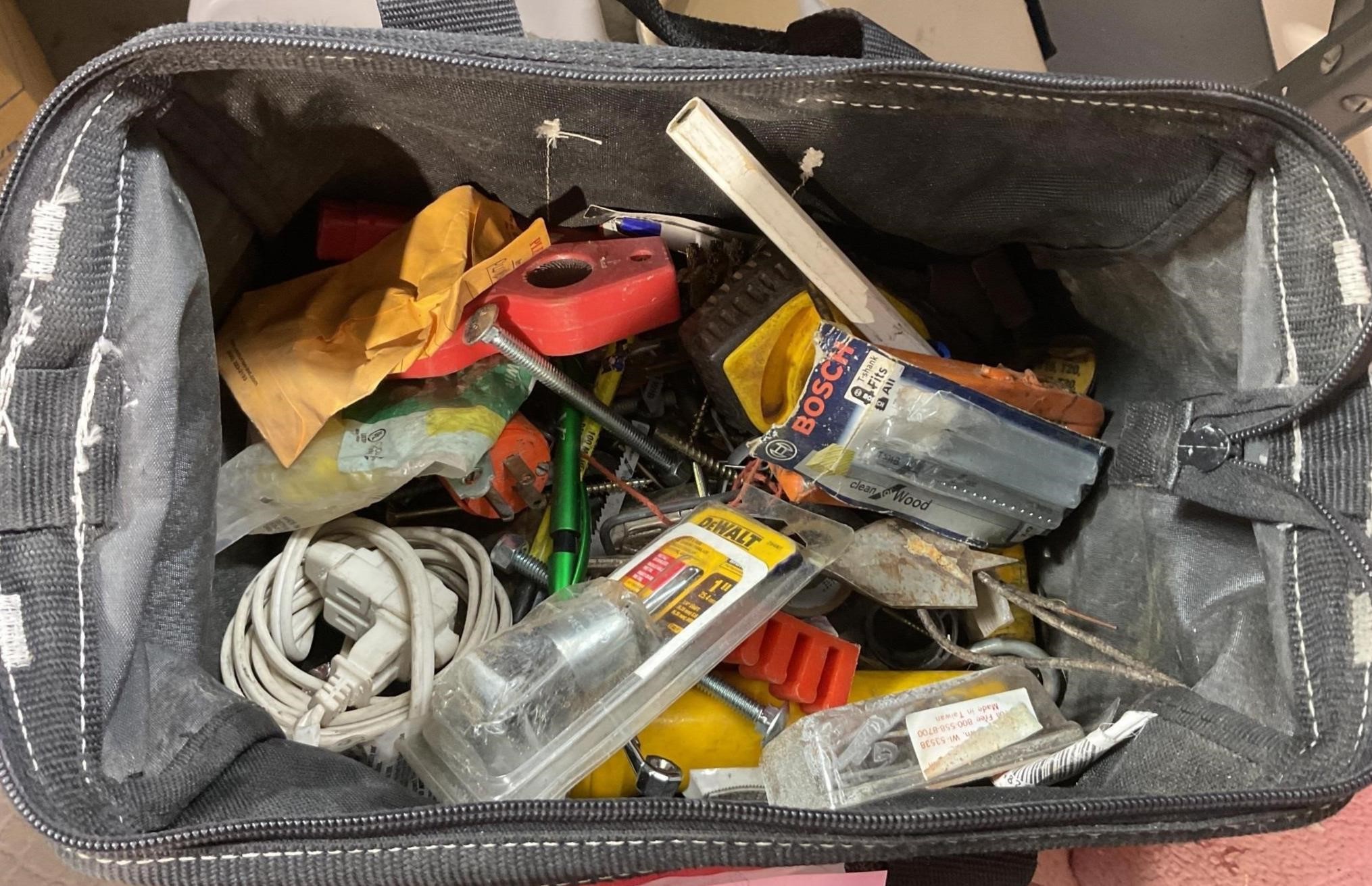 Husky Tool Bag and Assorted  Tools
