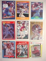 18 diff. 1995 HOF Mike Schmidt baseball cards