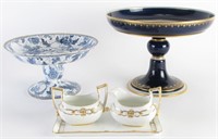 Group of Decorated Porcelain, Sevres