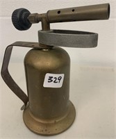 Brass Miniature Torch (6"H x 5"W)