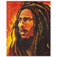 "Bob Marley" Limited Edition Giclee on Canvas by S
