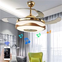 Ceiling Fan with Light and Remote Control 42 Inch