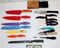 Kitchen Knives 2 Paring Sets Colorful Set ++