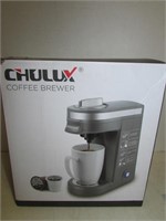 NEW Grey Chulux Single Pod Coffee Maker