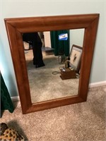 Wall mirror 27” x 35 1/2” (water spots on bottom)