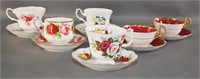 (6) Royal Albert Cups and Saucers