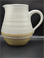 Franciscan, USA Ribbed Pottery Pitcher