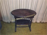 OVAL LAMP TABLE WITH DRAWER