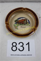 Missouri Vintage Porcelain Souvenir Ashtray