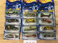 2001 Edition Hotwheels lot of 12