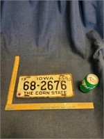 1954 IA The Corn State License Plate