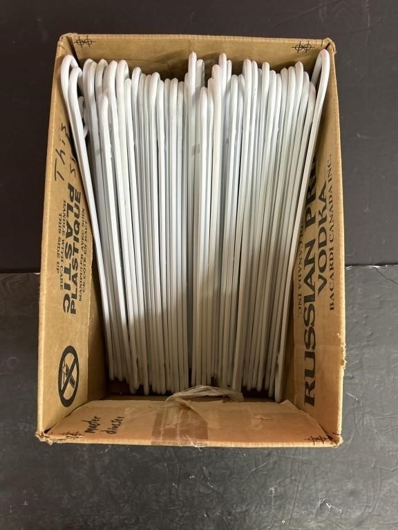 Box of 40 Plastic Hangers