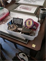 SMALL TOTE WITH VETERAN BADGES,MISC