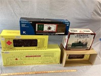 1/29 scale train cars in engine